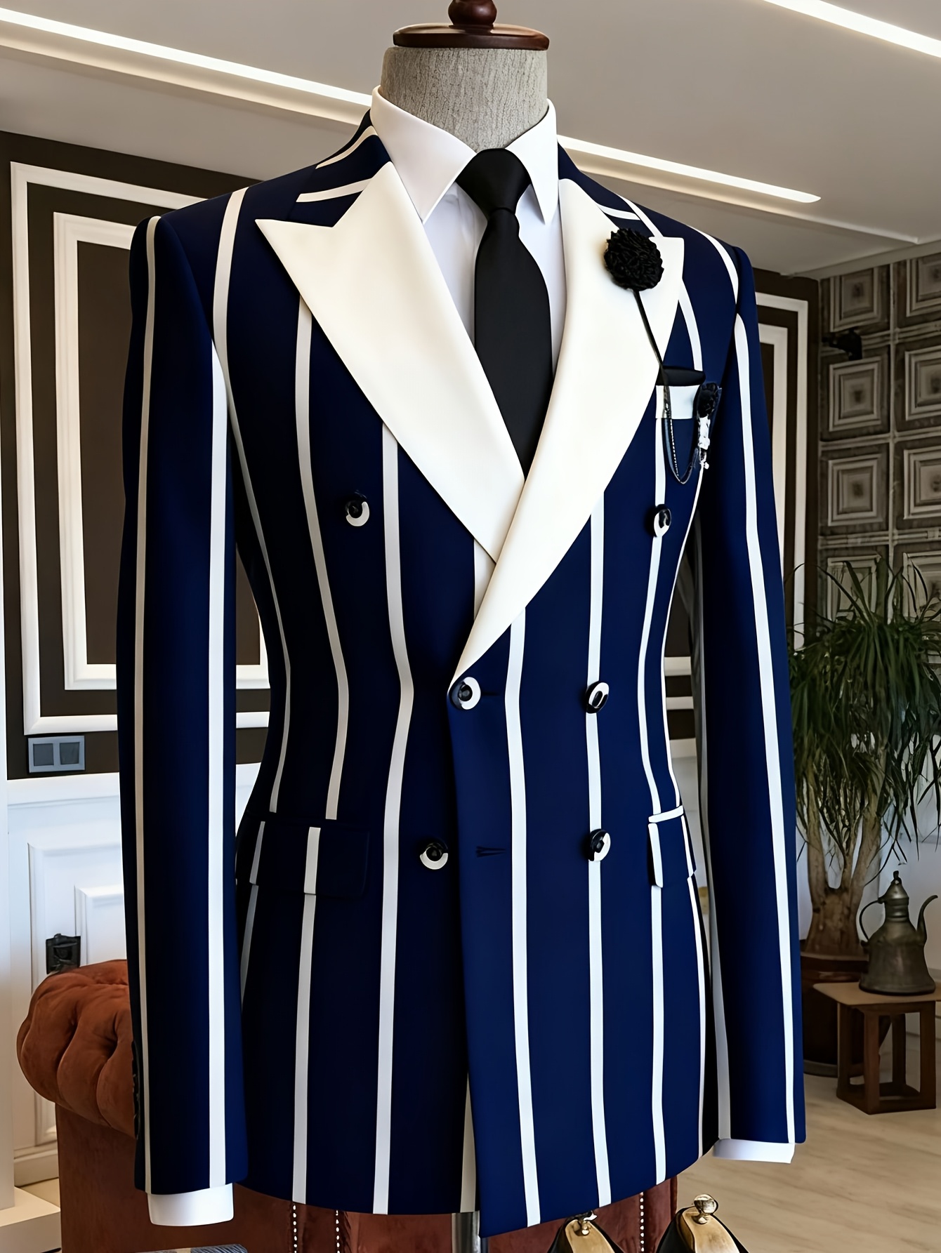 Men Formal Wear Outfits - Giacca da Uomo Slim Fit per