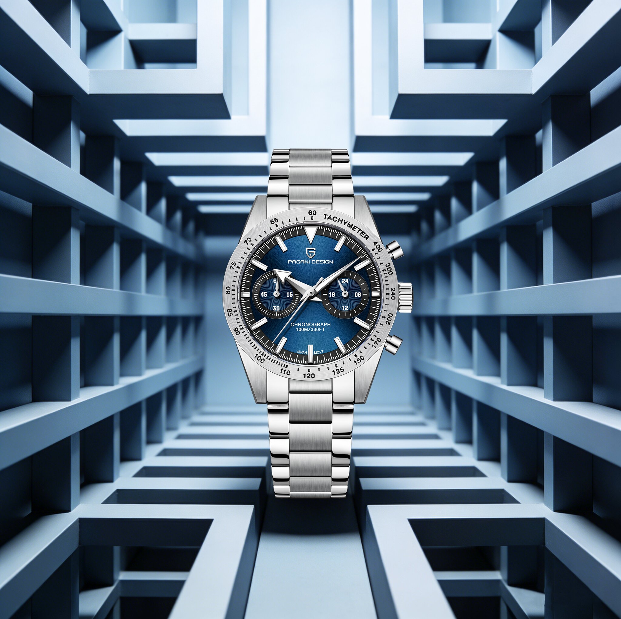 Elegant Formal Men'S Wear - Orologio al Quarzo PAGANI DESIGN di