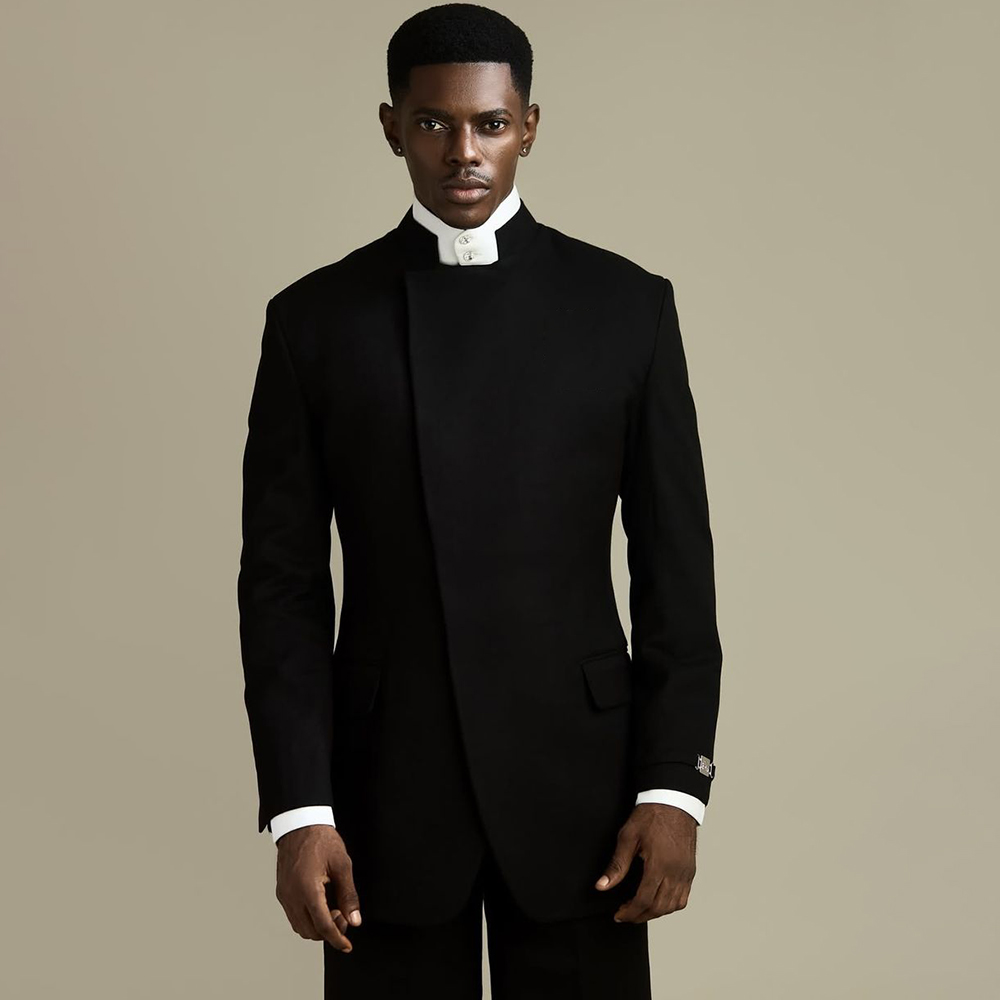 Men Formal Wear Outfits - Elegante Completo Nero da Uomo 2