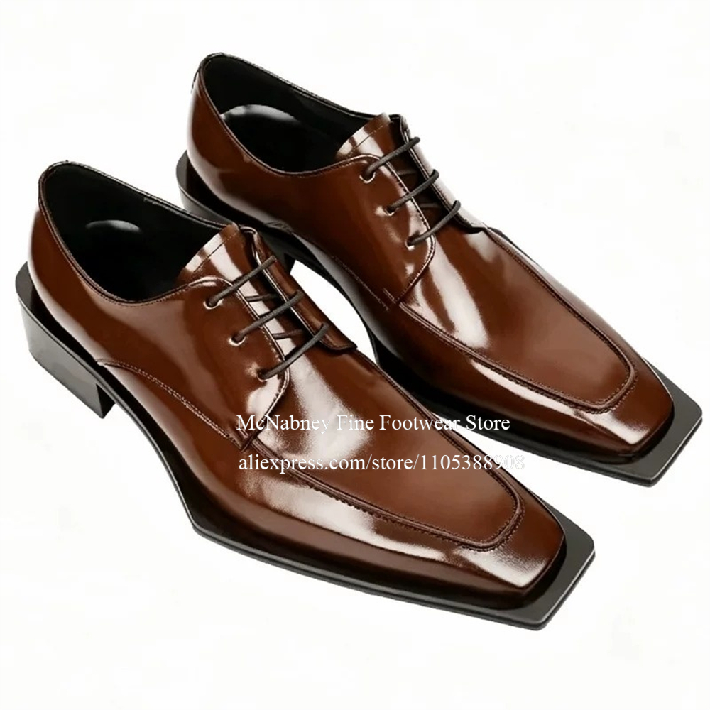 Men Formal Wear Dress - Scarpe Eleganti in Pelle con Borchie,