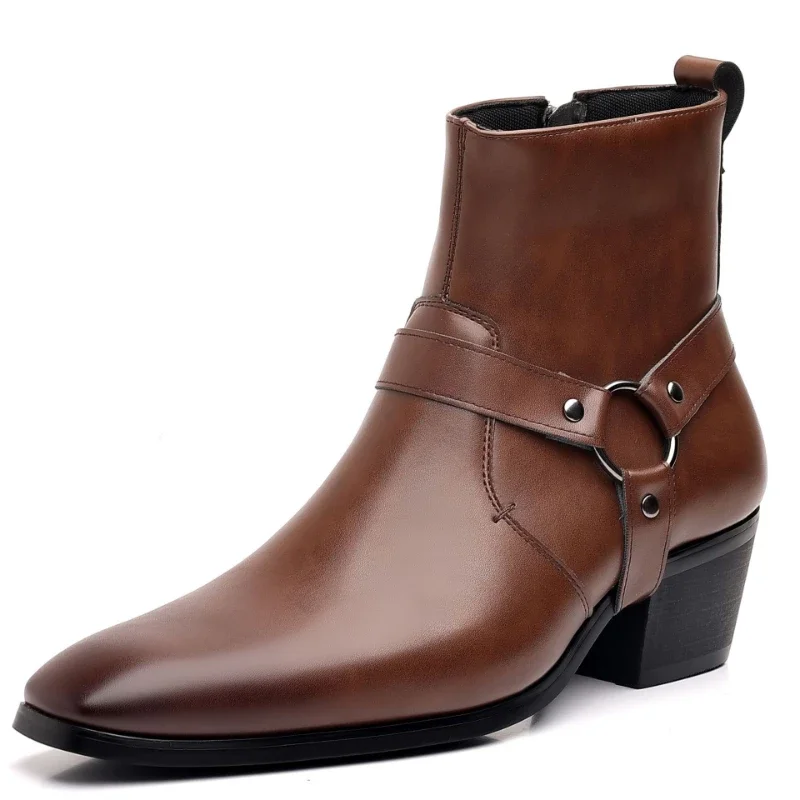 Men Formal Wear With Boots - Stivali da uomo Stilista Stivali Chelsea