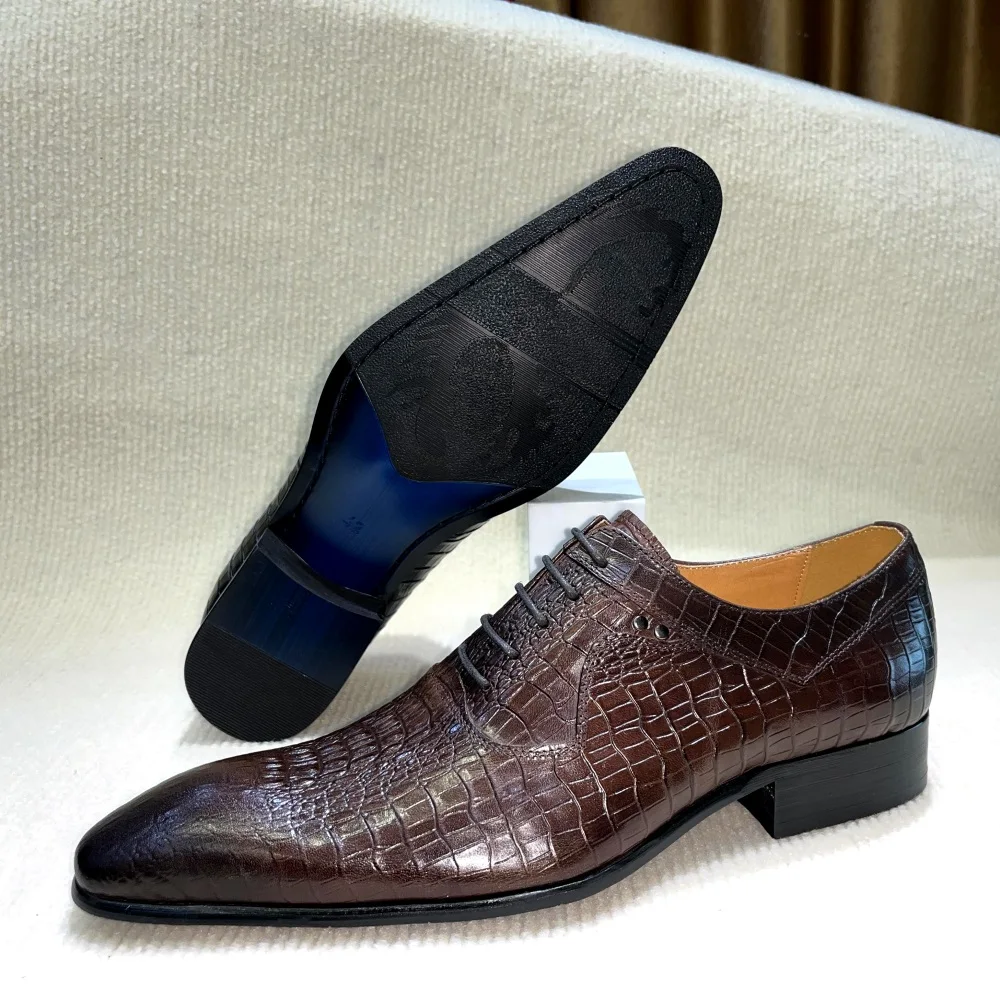 Scarpe oxford a punta da uomo  - Men Formal Wear Dress recensione e prezzo