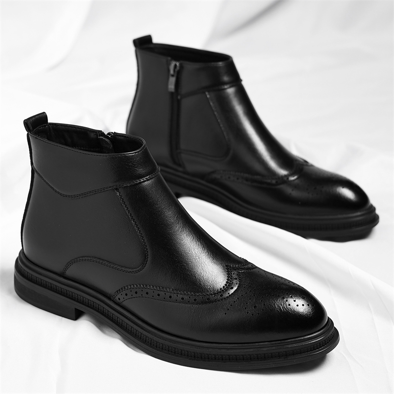 Gli stivali alti da uomo d'aff - Men Formal Wear With Boots recensione e prezzo