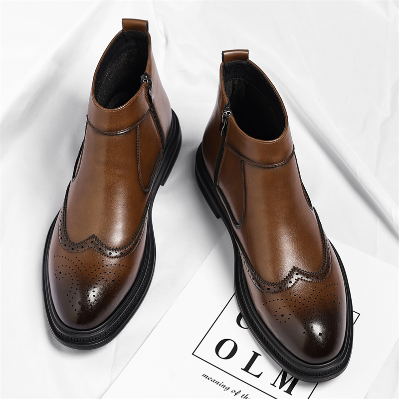 Gli stivali alti da uomo d'aff - Men Formal Wear With Boots recensione e prezzo