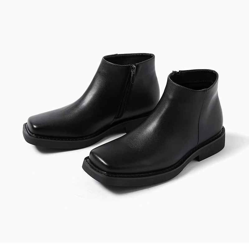 Scarpe casual in pelle da uomo - Men Formal Wear With Boots recensione e prezzo