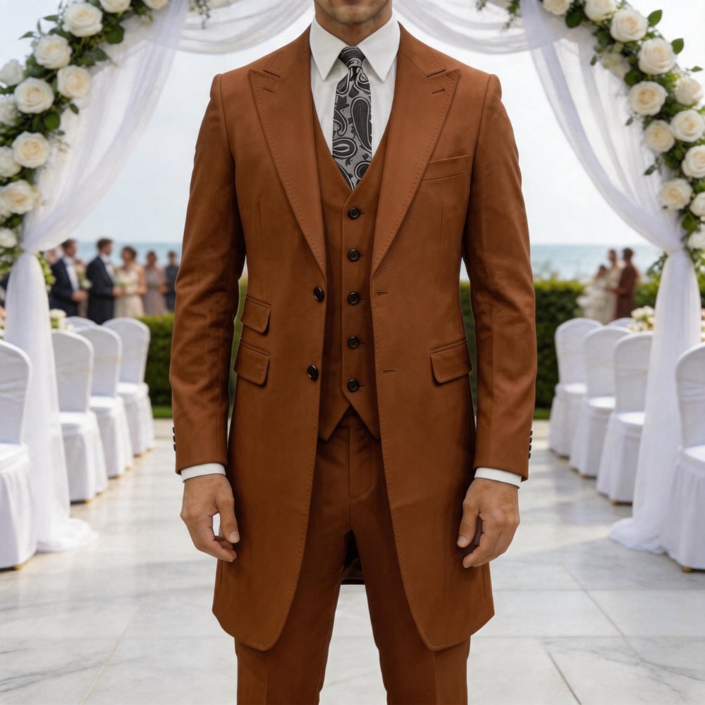 Abito da uomo slim fit a 3 pez - Men Formal Wear Dress recensione e prezzo