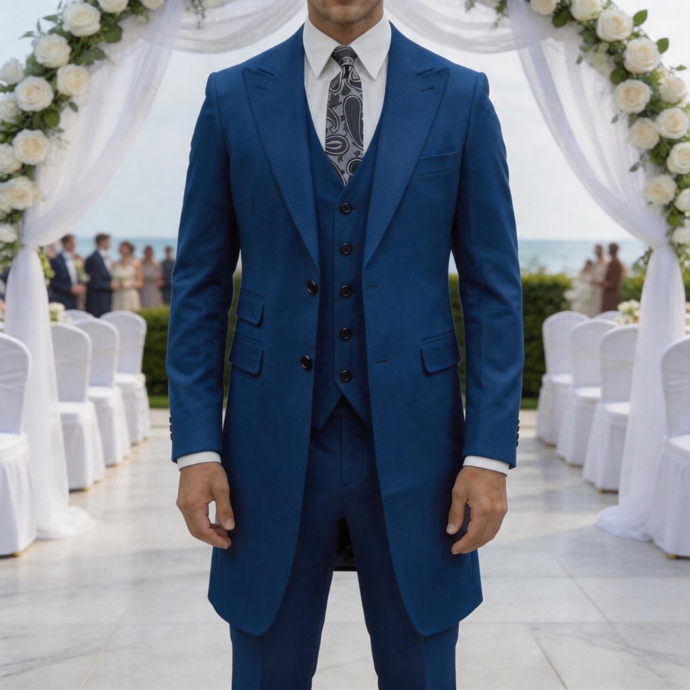 Abito da uomo slim fit a 3 pez - Men Formal Wear Dress recensione e prezzo