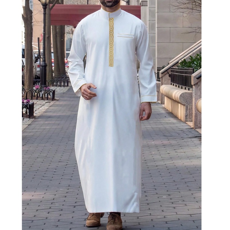 Thobe Arabo da Uomo Ricamato a - Arabic Formal Wear Men recensione e prezzo