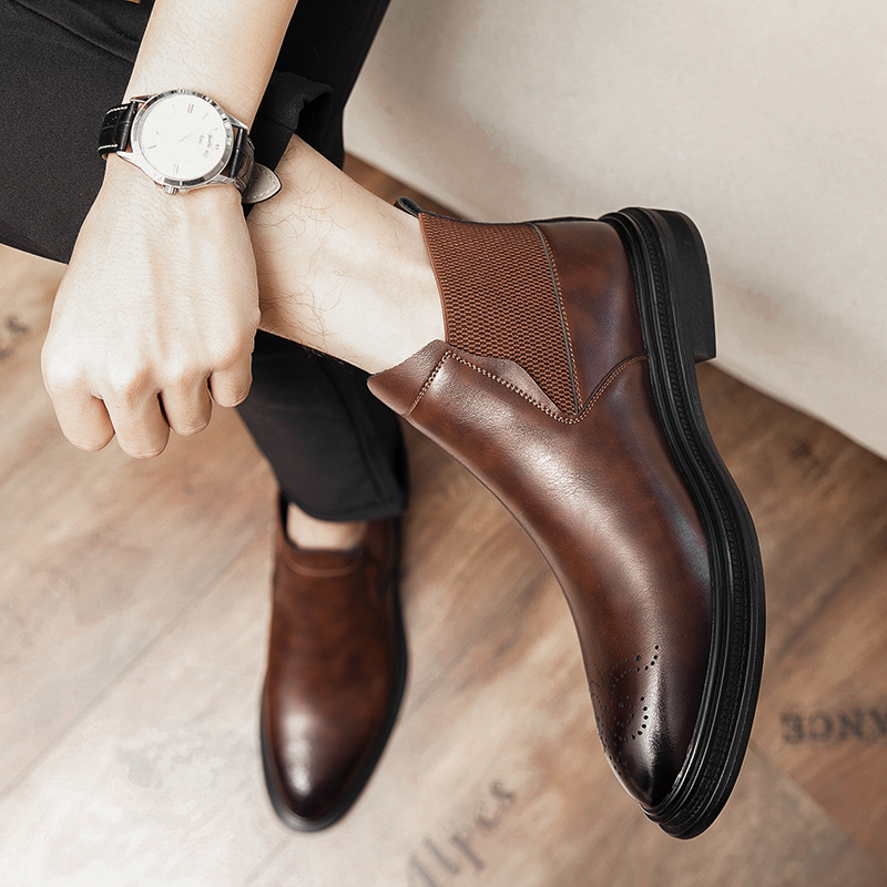 Le scarpe alte in pelle sono v - Men Formal Wear With Boots recensione e prezzo