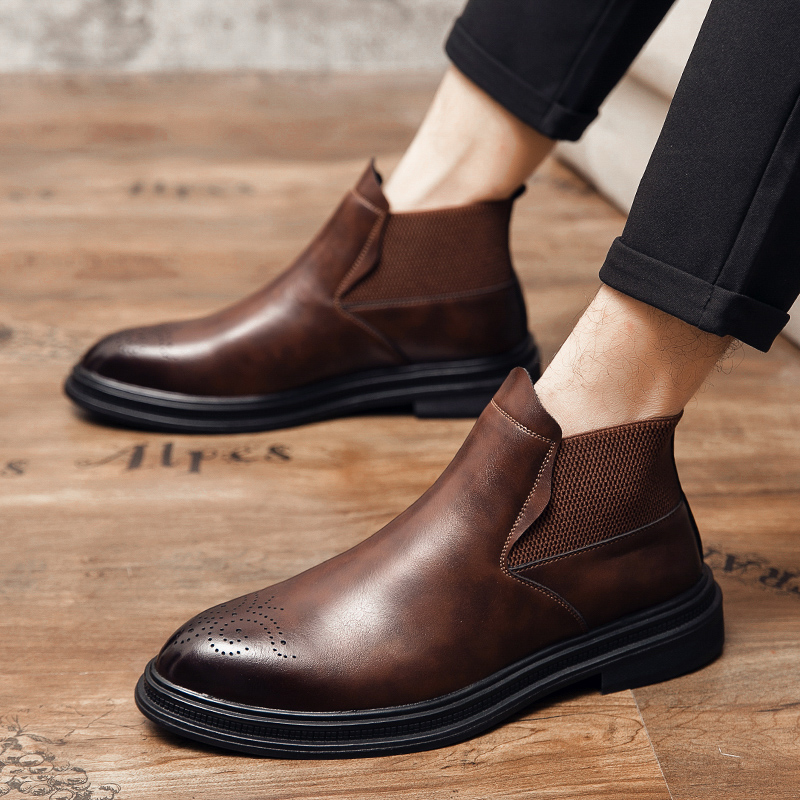 Le scarpe alte in pelle sono v - Men Formal Wear With Boots recensione e prezzo
