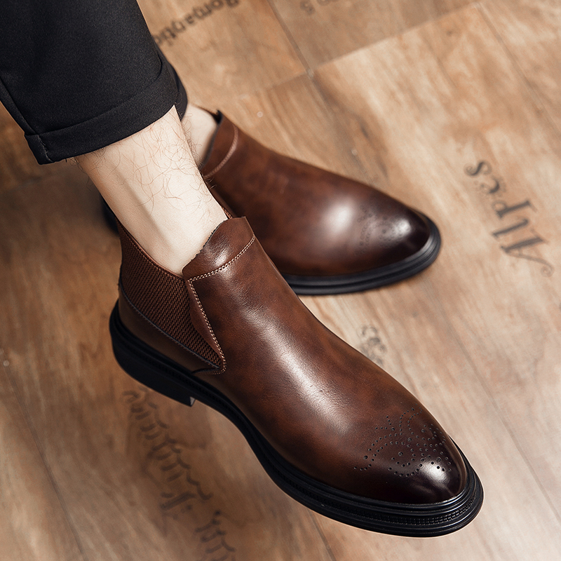 Le scarpe alte in pelle sono v - Men Formal Wear With Boots recensione e prezzo