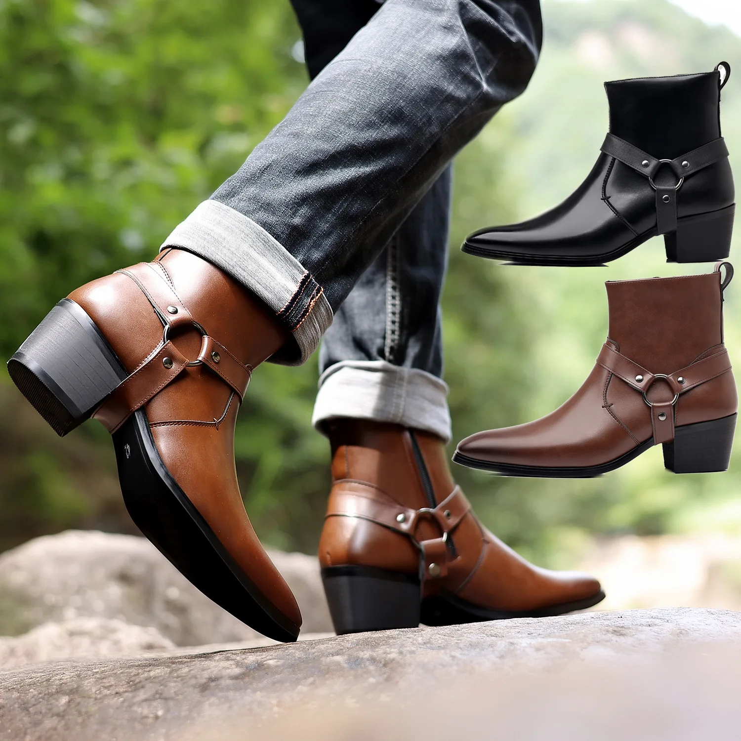 Stivali classici da cavaliere  - Men Formal Wear With Boots recensione e prezzo