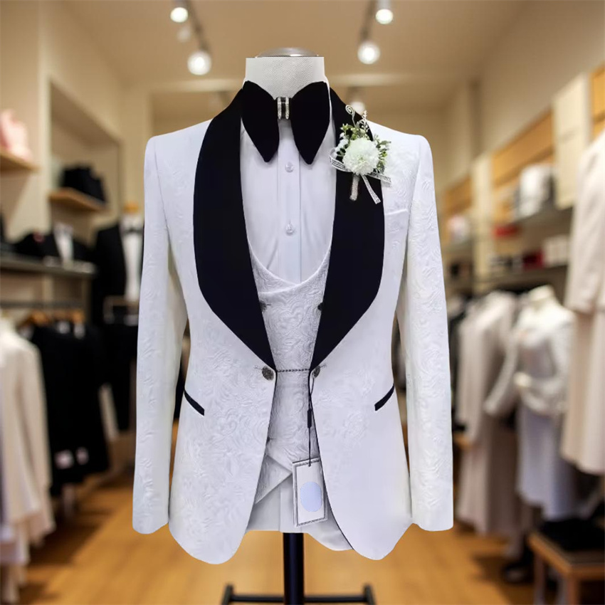 3 pezzi abiti da sposa floreal - Men Formal Wear 2025 recensione e prezzo