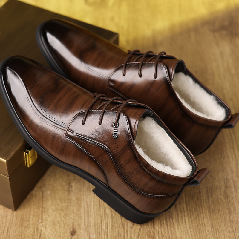 Scarpe invernali in pelle da u - Men Formal Wear With Boots recensione e prezzo
